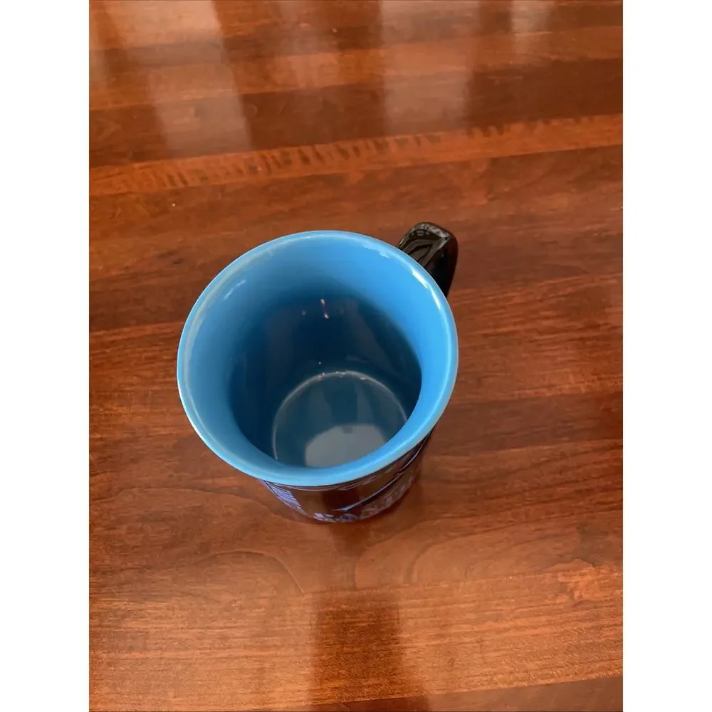 Boelter Brands NFL 14oz Ceramic Relief Sculpted Coffee Mug Carolina Panthers